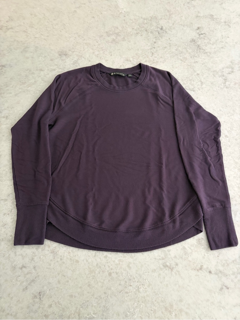 Athleta Mindset Sweatshirt - Dark Purple / Size S